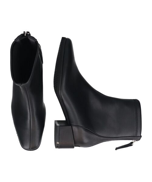 Bridget Birkin / ブリジットバーキン ブーツ（ショート丈） | 【PARADIS COULEUR】スクエアトウバックジップストレッチブーツ | 詳細8