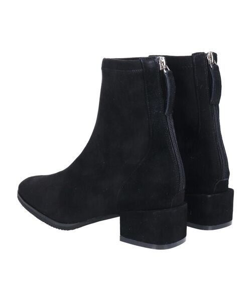 Bridget Birkin / ブリジットバーキン ブーツ（ショート丈） | 【PARADIS COULEUR】スクエアトウバックジップストレッチブーツ | 詳細12