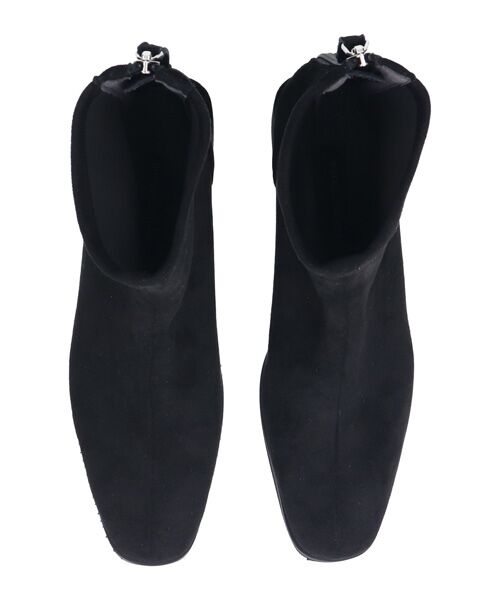 Bridget Birkin / ブリジットバーキン ブーツ（ショート丈） | 【PARADIS COULEUR】スクエアトウバックジップストレッチブーツ | 詳細14