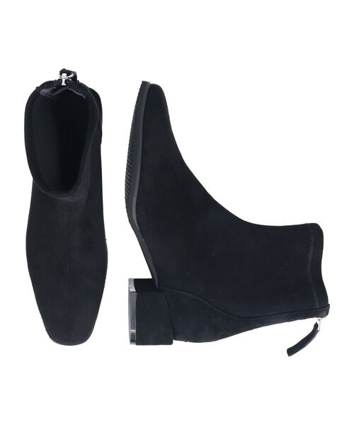 Bridget Birkin / ブリジットバーキン ブーツ（ショート丈） | 【PARADIS COULEUR】スクエアトウバックジップストレッチブーツ | 詳細17