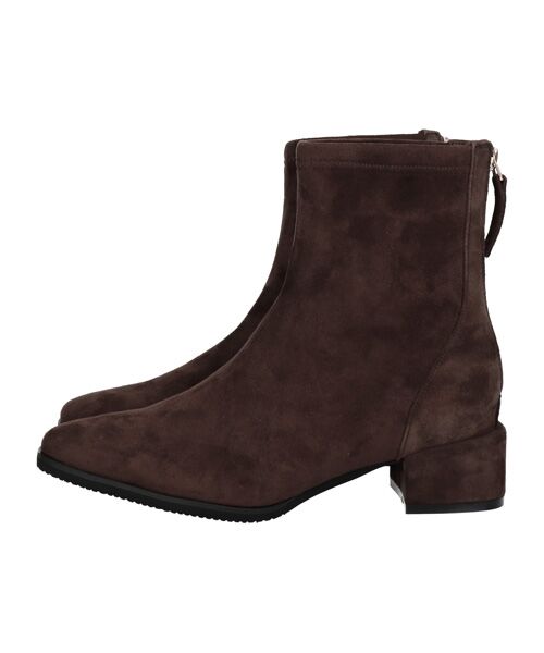 Bridget Birkin / ブリジットバーキン ブーツ（ショート丈） | 【PARADIS COULEUR】スクエアトウバックジップストレッチブーツ | 詳細21