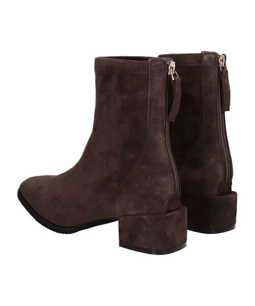 Bridget Birkin / ブリジットバーキン ブーツ（ショート丈） | 【PARADIS COULEUR】スクエアトウバックジップストレッチブーツ | 詳細22