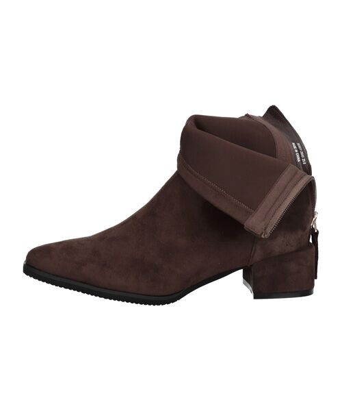 Bridget Birkin / ブリジットバーキン ブーツ（ショート丈） | 【PARADIS COULEUR】スクエアトウバックジップストレッチブーツ | 詳細26