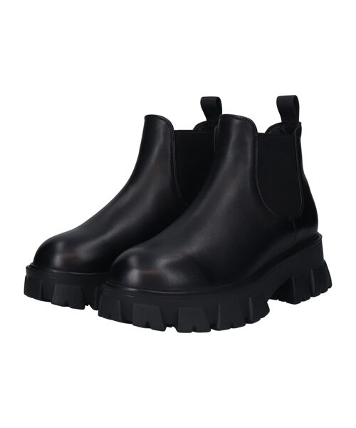 Bridget Birkin/ブリジットバーキン 【PARADIS COULEUR】防滑ソール撥水サイドゴアアンクルブーツ ブラック 22.5 Bridget Birkin/ブリジットバーキン 【PARADIS COULEUR】防滑ソール撥水サイドゴアアンクルブーツ ブラック 22.5