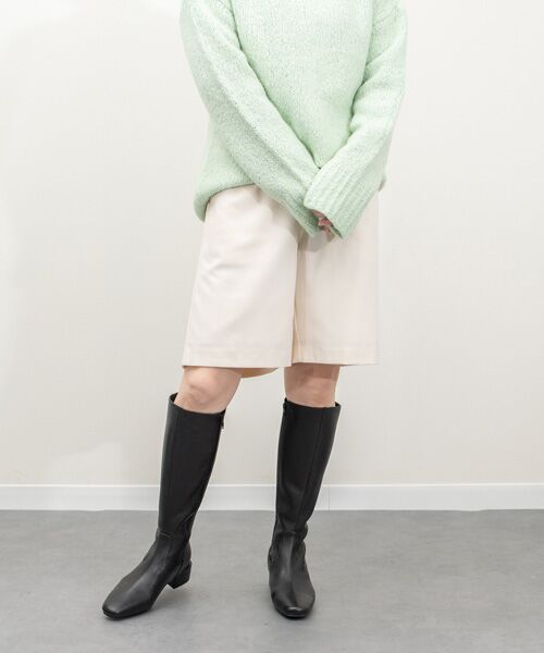 Bridget Birkin / ブリジットバーキン ブーツ（ロング丈） | 【PARADIS COULEUR】スクエアトウ撥水ロングブーツ | 詳細9