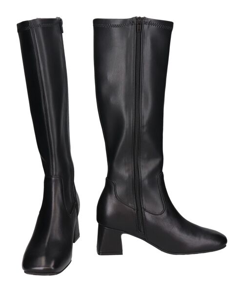 Bridget Birkin / ブリジットバーキン ブーツ（ロング丈） | 【PARADIS COULEUR】スクエアトウ撥水ストレッチロングブーツ | 詳細7