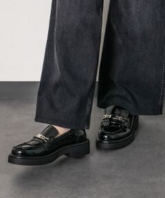 Bridget Birkin / ブリジットバーキン ビジネス・ドレスシューズ | 【ROUND ABOUT】チェーンビットタッセルローファー