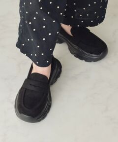 Bridget Birkin / ブリジットバーキン ビジネス・ドレスシューズ | 【ROUND ABOUT】撥水ボリュームソールローファー