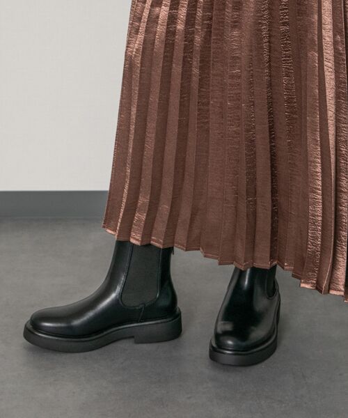 Bridget Birkin / ブリジットバーキン ブーツ（ショート丈） | 【ROUND ABOUT】プルストラップサイドゴアショートブーツ | 詳細8