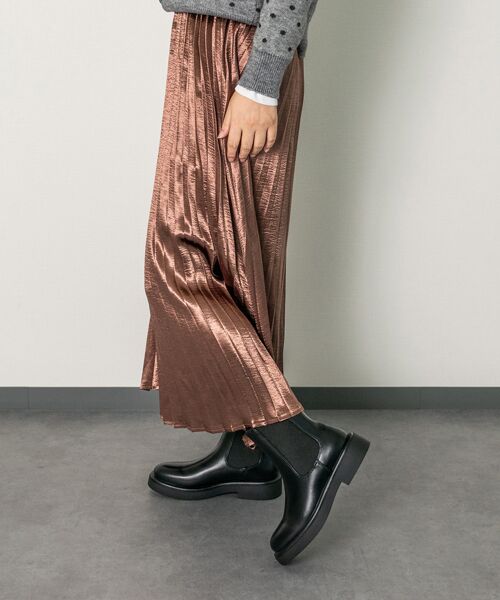 Bridget Birkin / ブリジットバーキン ブーツ（ショート丈） | 【ROUND ABOUT】プルストラップサイドゴアショートブーツ | 詳細9