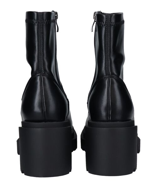 Bridget Birkin / ブリジットバーキン ブーツ(ショート丈) | 【ROUND ABOUT】厚底ラギットソールストレッチブーツ | 詳細4