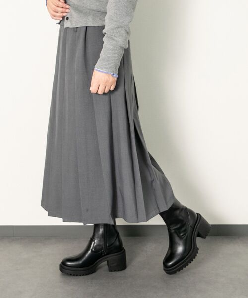 Bridget Birkin / ブリジットバーキン ブーツ(ショート丈) | 【ROUND ABOUT】厚底ラギットソールストレッチブーツ | 詳細10