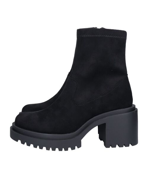 Bridget Birkin / ブリジットバーキン ブーツ(ショート丈) | 【ROUND ABOUT】厚底ラギットソールストレッチブーツ | 詳細12