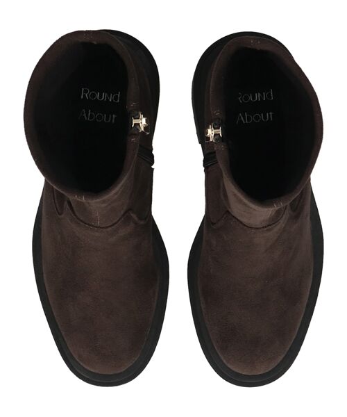 Bridget Birkin / ブリジットバーキン ブーツ(ショート丈) | 【ROUND ABOUT】厚底ラギットソールストレッチブーツ | 詳細23