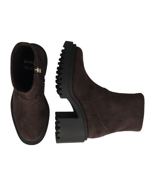 Bridget Birkin / ブリジットバーキン ブーツ(ショート丈) | 【ROUND ABOUT】厚底ラギットソールストレッチブーツ | 詳細26