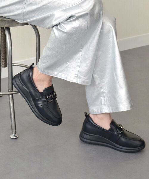 Bridget Birkin / ブリジットバーキン スニーカー | 【ROUND ABOUT】メタル飾りローファースニーカー | 詳細8