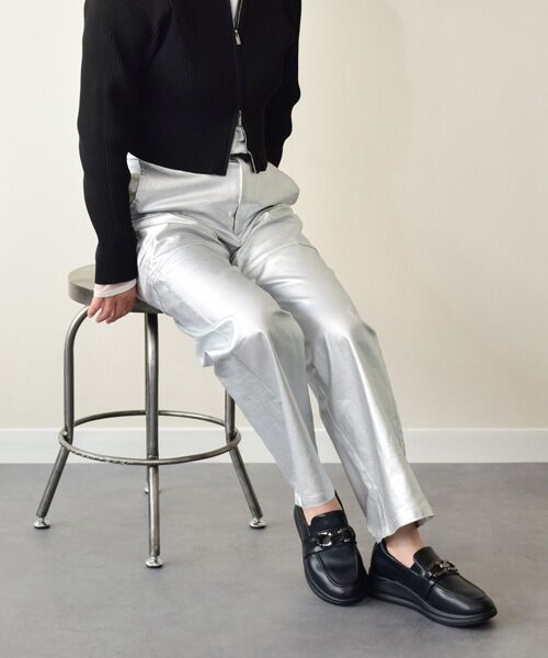 Bridget Birkin / ブリジットバーキン スニーカー | 【ROUND ABOUT】メタル飾りローファースニーカー | 詳細9