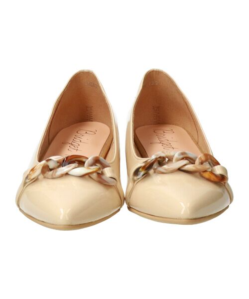 Bridget Birkin / ブリジットバーキン パンプス | 【BRIDGET BIRKIN】マーブルチェーンフラットパンプス | 詳細1