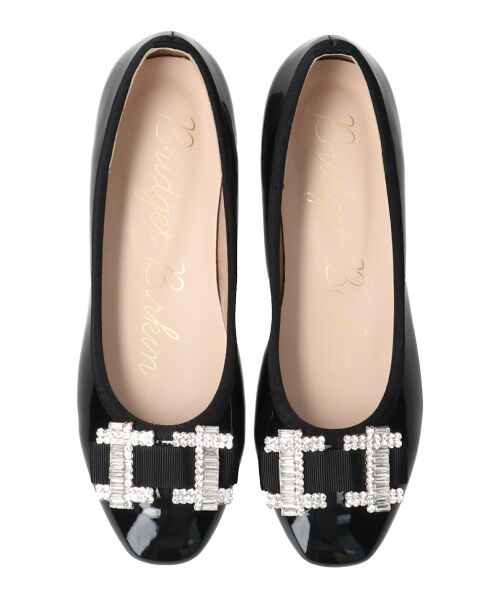 Bridget Birkin / ブリジットバーキン フラットシューズ | 【BRIDGET BIRKIN】スクエアビジューフラットシューズ | 詳細5