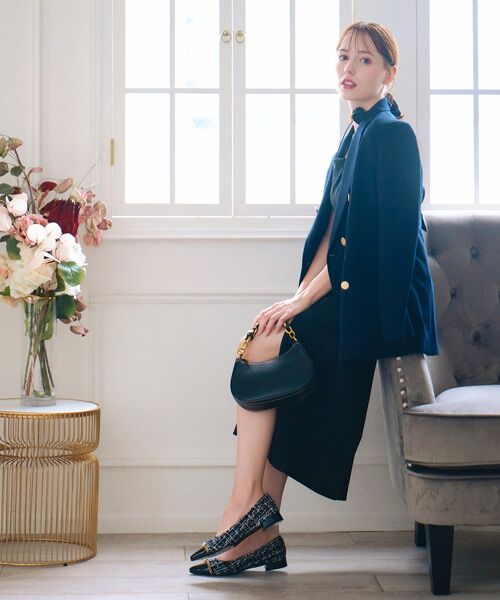 Bridget Birkin / ブリジットバーキン フラットシューズ | 【BRIDGET BIRKIN】ゴールドチェーンポインテッドフラットパンプス | 詳細8