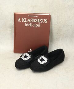 Bridget Birkin / ブリジットバーキン フラットシューズ | 【BRIDGET BIRKIN】スクエアビジューモカシンシューズ