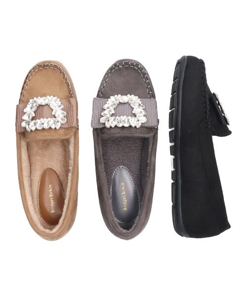 Bridget Birkin / ブリジットバーキン フラットシューズ | 【BRIDGET BIRKIN】スクエアビジューモカシンシューズ | 詳細9