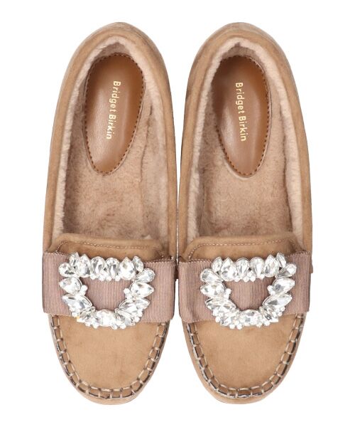 Bridget Birkin / ブリジットバーキン フラットシューズ | 【BRIDGET BIRKIN】スクエアビジューモカシンシューズ | 詳細15