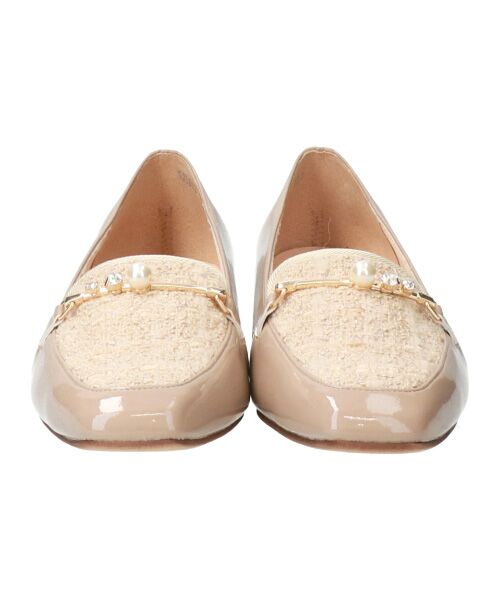 Bridget Birkin / ブリジットバーキン ビジネス・ドレスシューズ | 【BRIDGET BIRKIN】ツイードコンビパールビットローファー | 詳細2