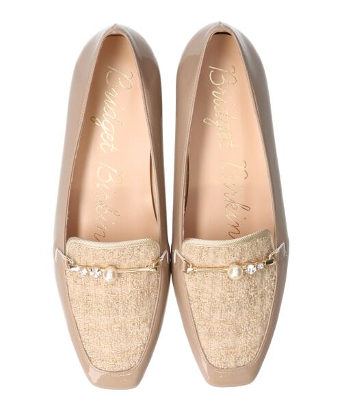 Bridget Birkin / ブリジットバーキン ビジネス・ドレスシューズ | 【BRIDGET BIRKIN】ツイードコンビパールビットローファー | 詳細7