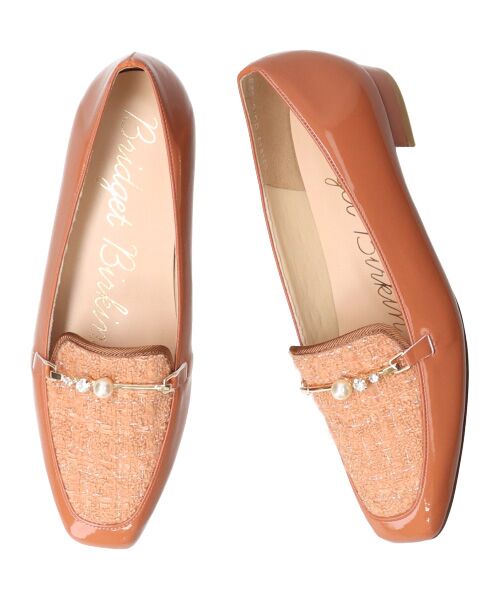 Bridget Birkin / ブリジットバーキン ビジネス・ドレスシューズ | 【BRIDGET BIRKIN】ツイードコンビパールビットローファー | 詳細18