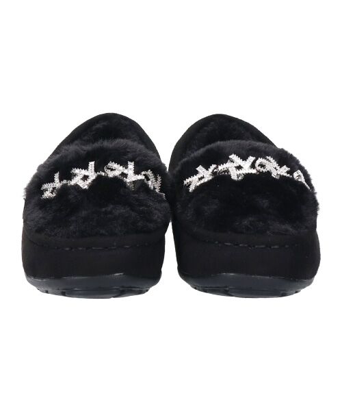 Bridget Birkin / ブリジットバーキン フラットシューズ | 【BRIDGET BIRKIN】ラインスタームートンシューズ | 詳細1