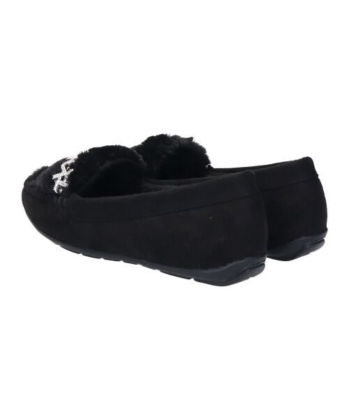 Bridget Birkin / ブリジットバーキン フラットシューズ | 【BRIDGET BIRKIN】ラインスタームートンシューズ | 詳細4