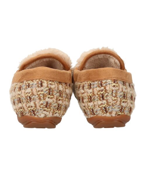 Bridget Birkin / ブリジットバーキン フラットシューズ | 【BRIDGET BIRKIN】ラインスタームートンシューズ | 詳細14