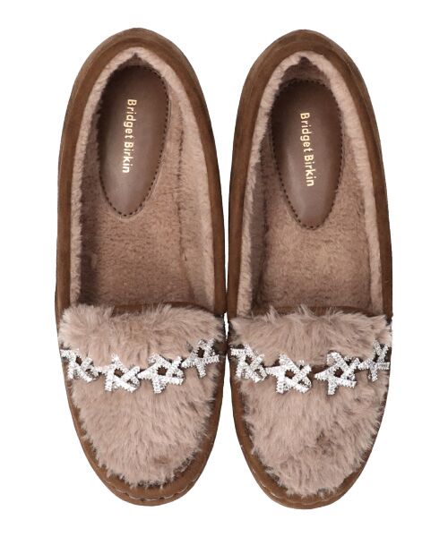 Bridget Birkin / ブリジットバーキン フラットシューズ | 【BRIDGET BIRKIN】ラインスタームートンシューズ | 詳細23