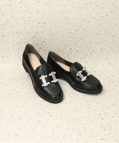 Bridget Birkin / ブリジットバーキン ビジネス・ドレスシューズ | 【BRIDGET BIRKIN】スクエアビジューローファー