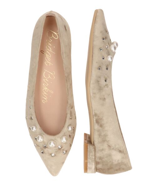 Bridget Birkin / ブリジットバーキン パンプス | 【BRIDGET BIRKIN】パールストーンベロアパンプス | 詳細16