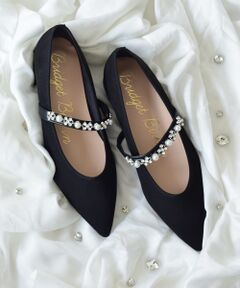 Bridget Birkin / ブリジットバーキン パンプス | 【BRIDGET BIRKIN】キラキラストラップポインテッドパンプス