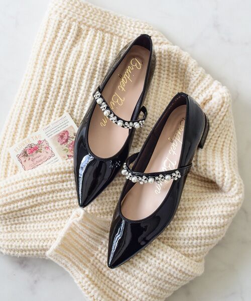 Bridget Birkin / ブリジットバーキン パンプス | 【BRIDGET BIRKIN】キラキラストラップポインテッドパンプス | 詳細9