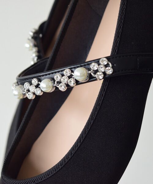 Bridget Birkin / ブリジットバーキン パンプス | 【BRIDGET BIRKIN】キラキラストラップポインテッドパンプス | 詳細17