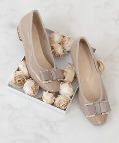 Bridget Birkin / ブリジットバーキン パンプス | 【BRIDGET BIRKIN】ヒールビジューリボンパンプス