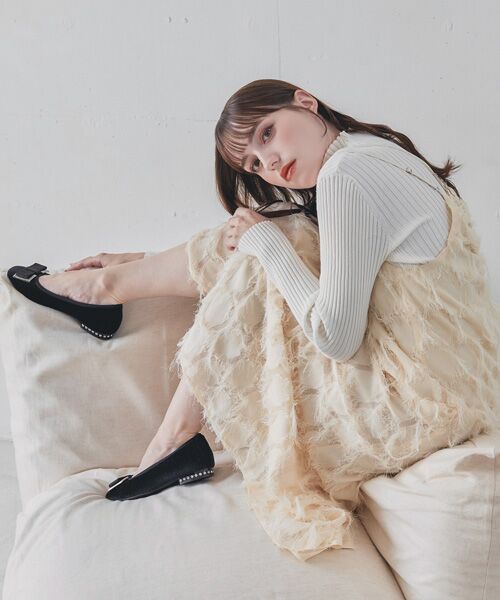 Bridget Birkin / ブリジットバーキン パンプス | 【BRIDGET BIRKIN】ヒールビジューリボンパンプス | 詳細18