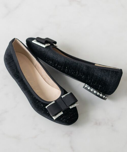 Bridget Birkin / ブリジットバーキン パンプス | 【BRIDGET BIRKIN】ヒールビジューリボンパンプス | 詳細19