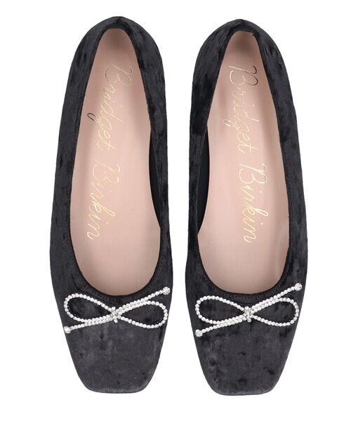 Bridget Birkin / ブリジットバーキン パンプス | 【BRIDGET BIRKIN】ビジューリボンベロアパンプス | 詳細5