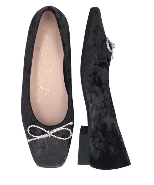 Bridget Birkin / ブリジットバーキン パンプス | 【BRIDGET BIRKIN】ビジューリボンベロアパンプス | 詳細6