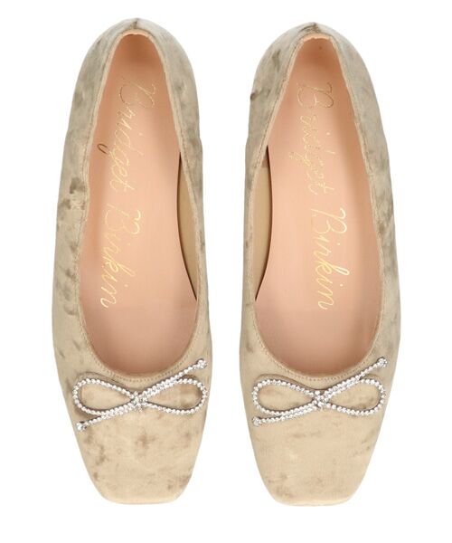 Bridget Birkin / ブリジットバーキン パンプス | 【BRIDGET BIRKIN】ビジューリボンベロアパンプス | 詳細13