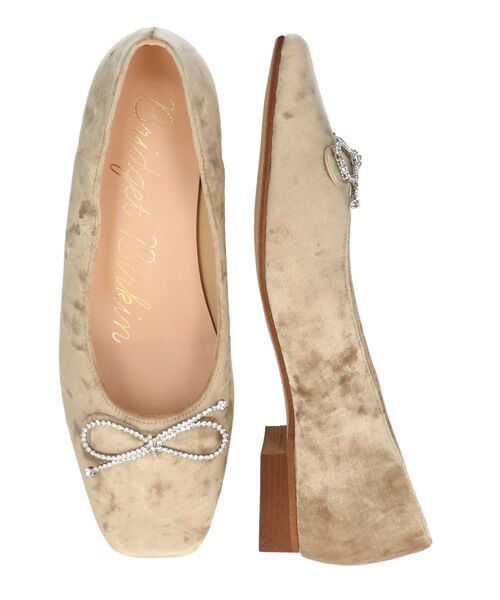 Bridget Birkin / ブリジットバーキン パンプス | 【BRIDGET BIRKIN】ビジューリボンベロアパンプス | 詳細14