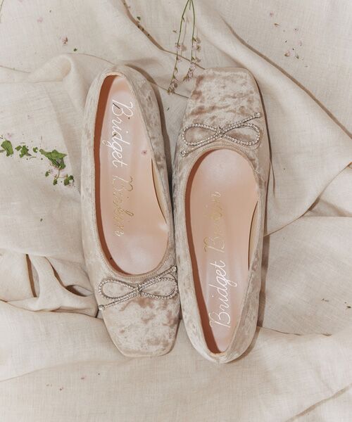 Bridget Birkin / ブリジットバーキン パンプス | 【BRIDGET BIRKIN】ビジューリボンベロアパンプス | 詳細16