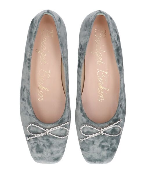 Bridget Birkin / ブリジットバーキン パンプス | 【BRIDGET BIRKIN】ビジューリボンベロアパンプス | 詳細24