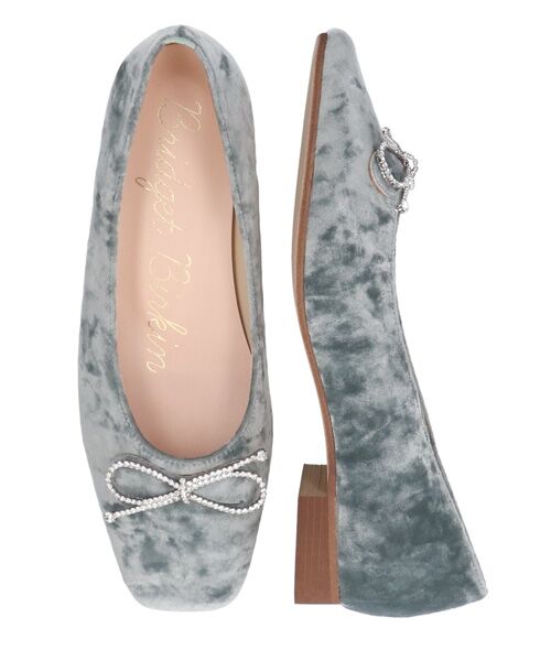 Bridget Birkin / ブリジットバーキン パンプス | 【BRIDGET BIRKIN】ビジューリボンベロアパンプス | 詳細25