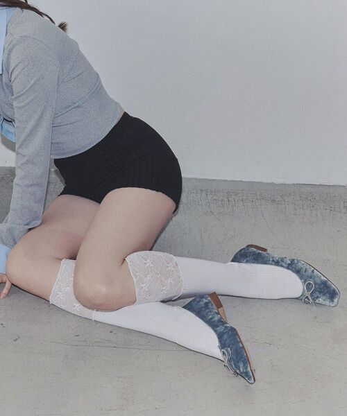 Bridget Birkin / ブリジットバーキン パンプス | 【BRIDGET BIRKIN】ビジューリボンベロアパンプス | 詳細27